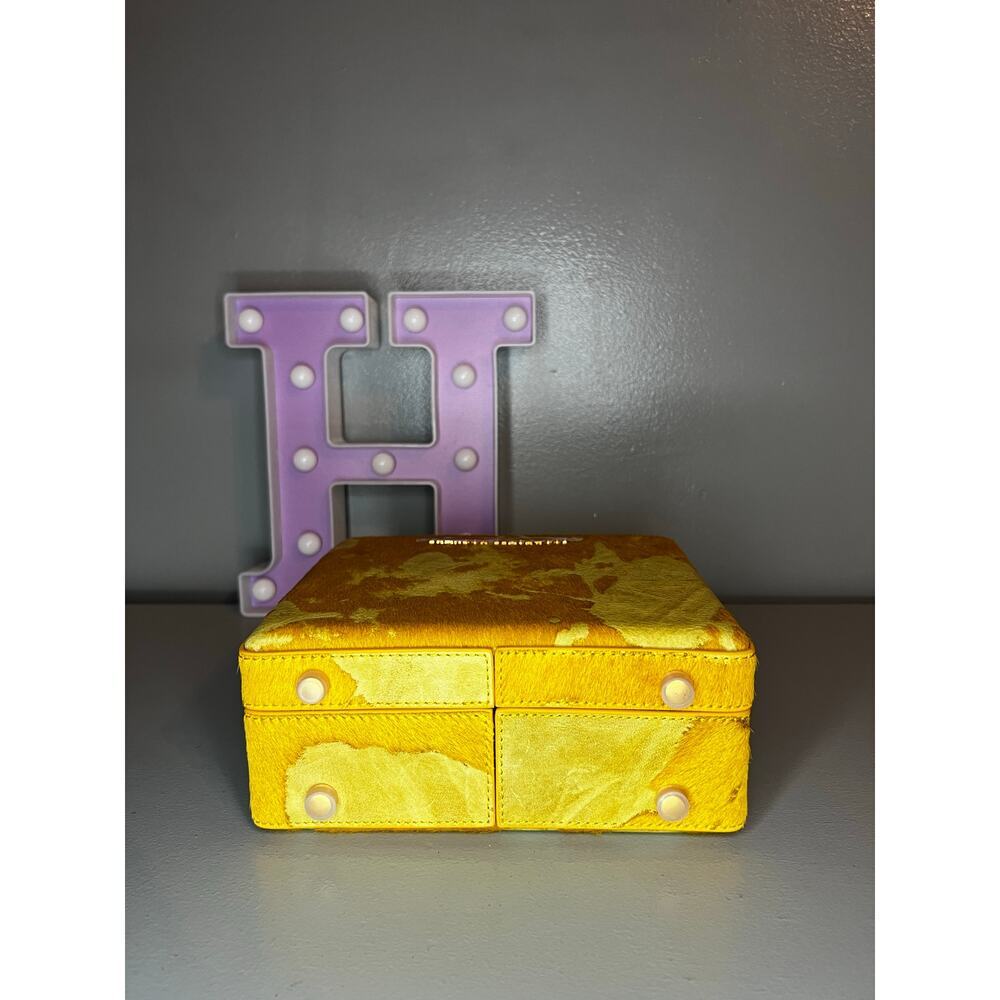 Brandon Blackwood Standard Kendrick Trunk in Yellow Distressed Ponyhair - Picture 6 of 9